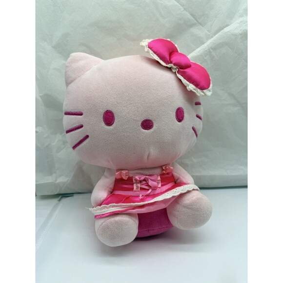 Hello Kitty and Friends 12" Plush Monochrome Pretty In Pink Sanrio 2024 Soft Toy - Picture 13 of 13
